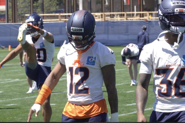 Denver Broncos rookie cornerback Jahdae Barron